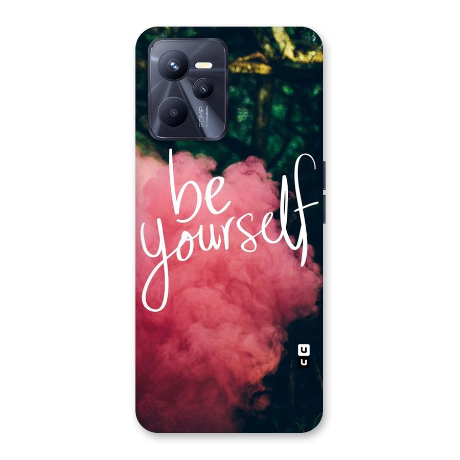 Be Yourself Greens Back Case for Realme C35
