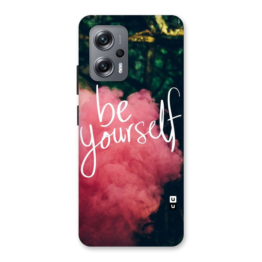 Be Yourself Greens Back Case for Redmi K50i