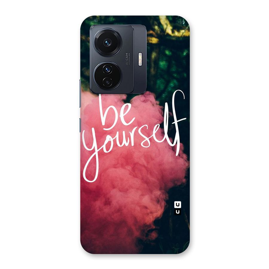 Be Yourself Greens Back Case for Vivo T1 Pro