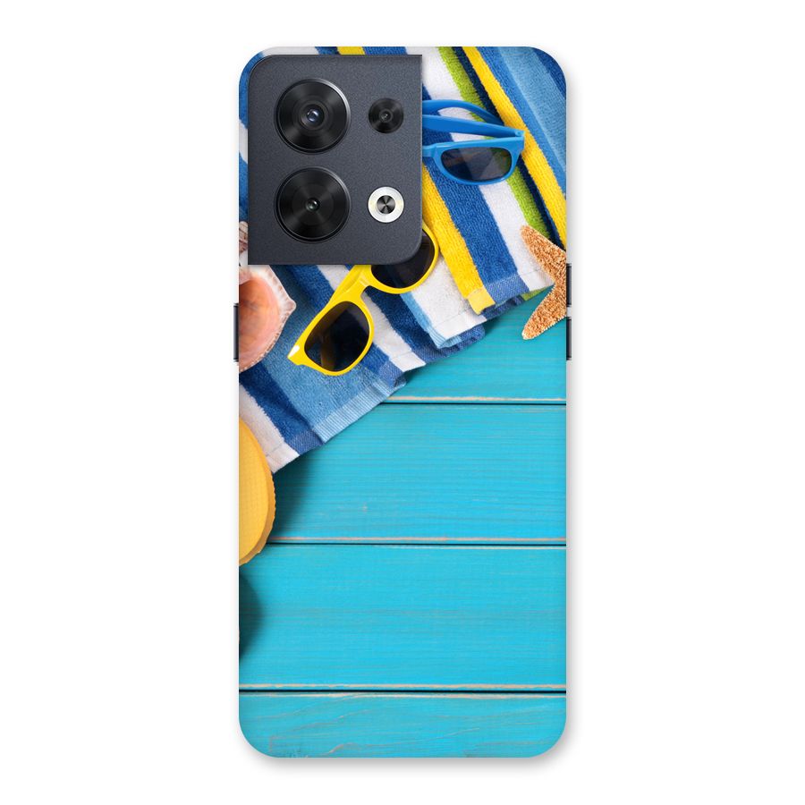Beach Ready Back Case for Oppo Reno8 5G