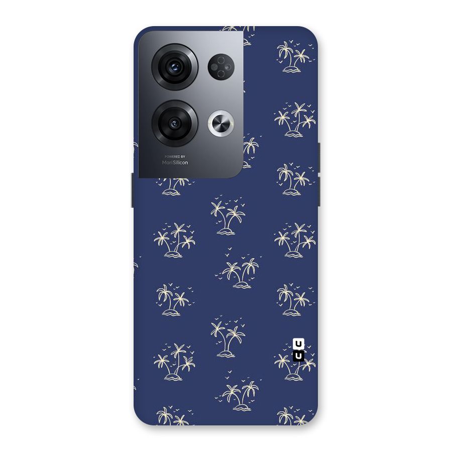 Beach Trees Back Case for Oppo Reno8 Pro 5G