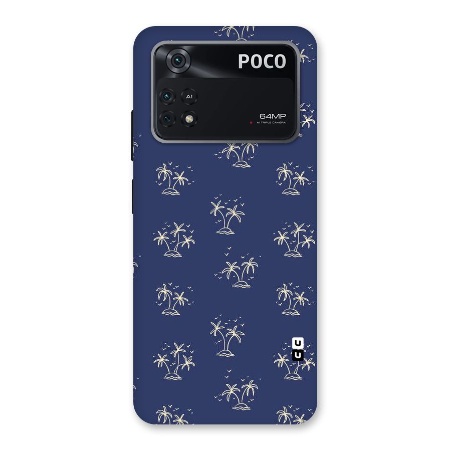 Beach Trees Back Case for Poco M4 Pro 4G