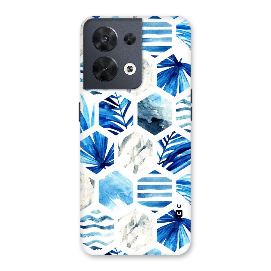 Beach Vibes Pentagon Design Back Case for Oppo Reno8 5G