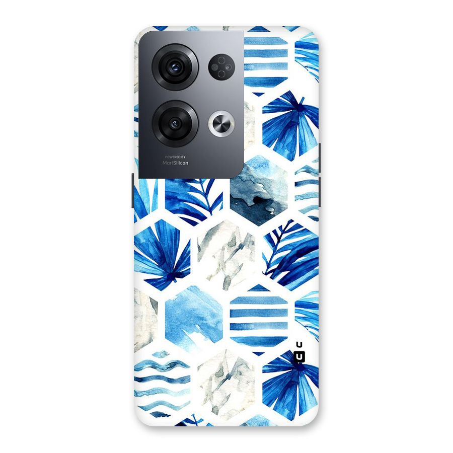 Beach Vibes Pentagon Design Back Case for Oppo Reno8 Pro 5G