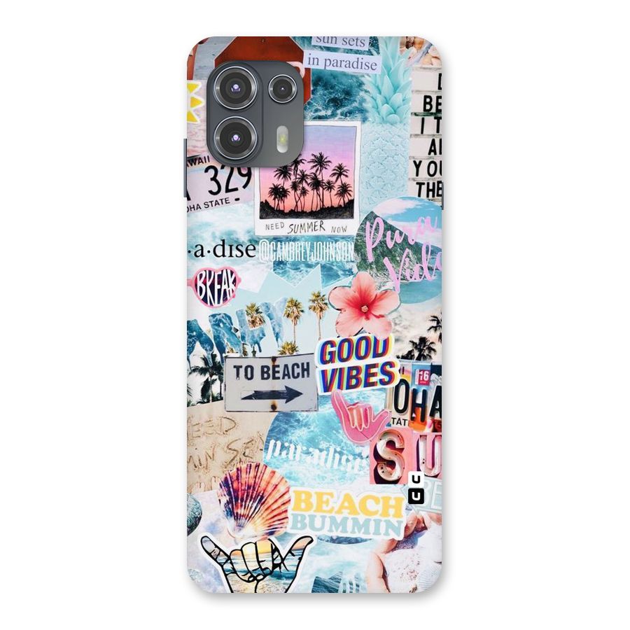 Beaching Life Back Case for Motorola Edge 20 Fusion