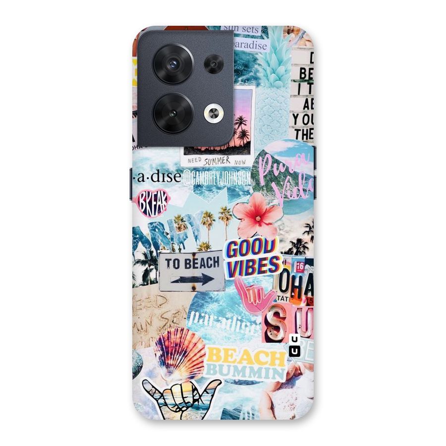 Beaching Life Back Case for Oppo Reno8 5G