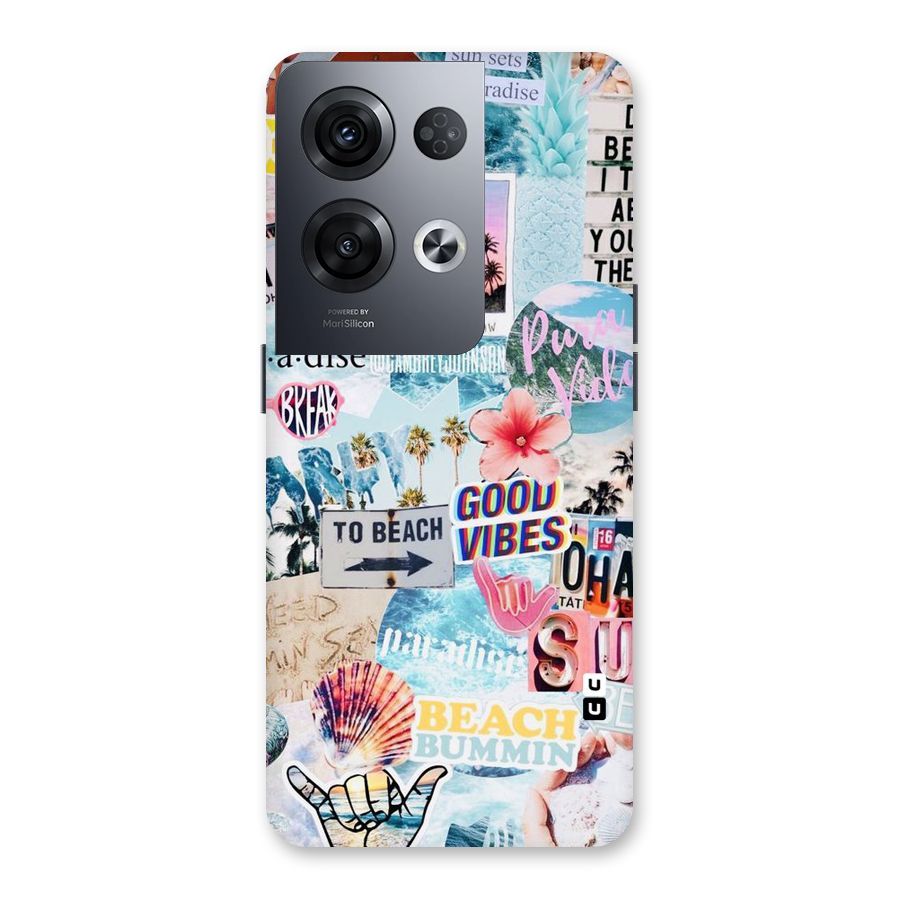 Beaching Life Back Case for Oppo Reno8 Pro 5G