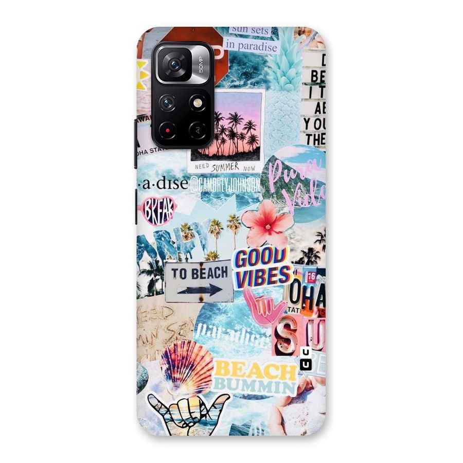 Beaching Life Back Case for Redmi Note 11T 5G