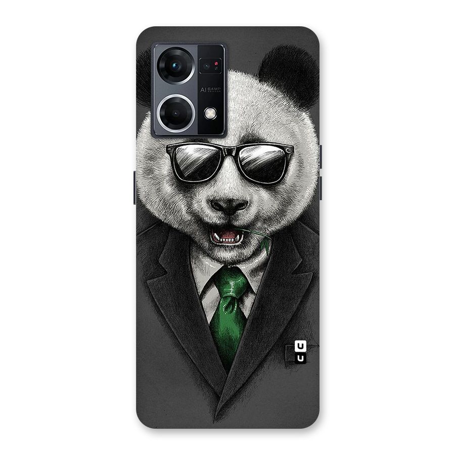 Bear Face Glass Back Case for Oppo F21 Pro 5G