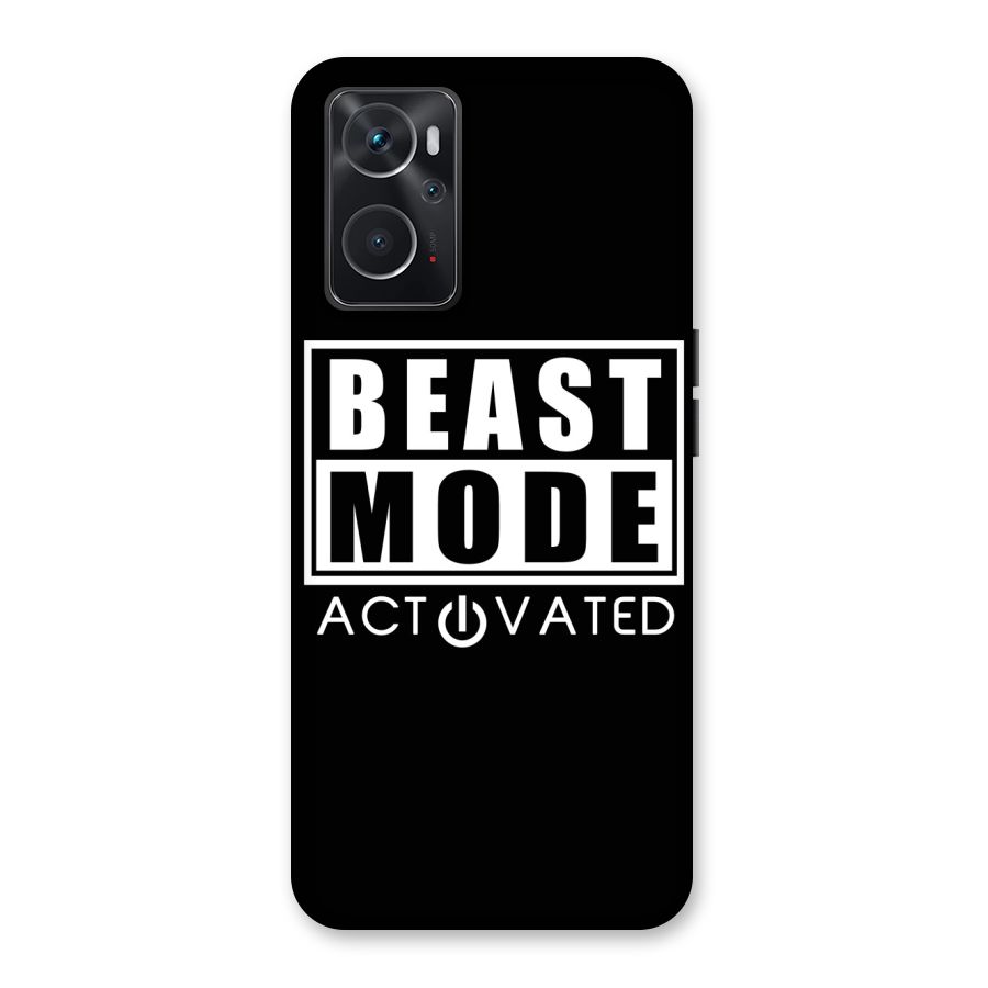 Beast Mode Activated Back Case for Oppo K10 4G