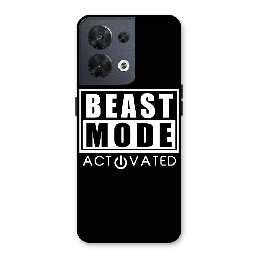 Beast Mode Activated Back Case for Oppo Reno8 5G