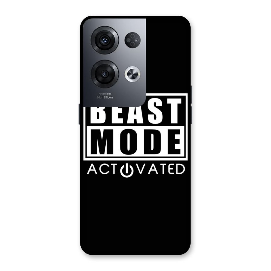 Beast Mode Activated Back Case for Oppo Reno8 Pro 5G