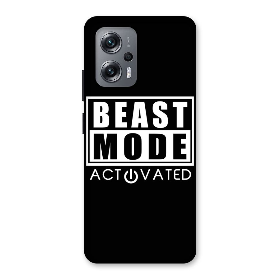 Beast Mode Activated Back Case for Redmi K50i