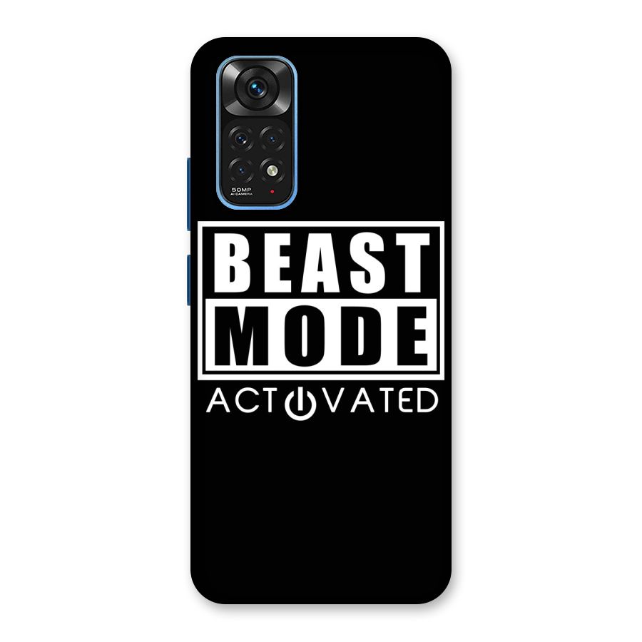 Beast Mode Activated Back Case for Redmi Note 11S