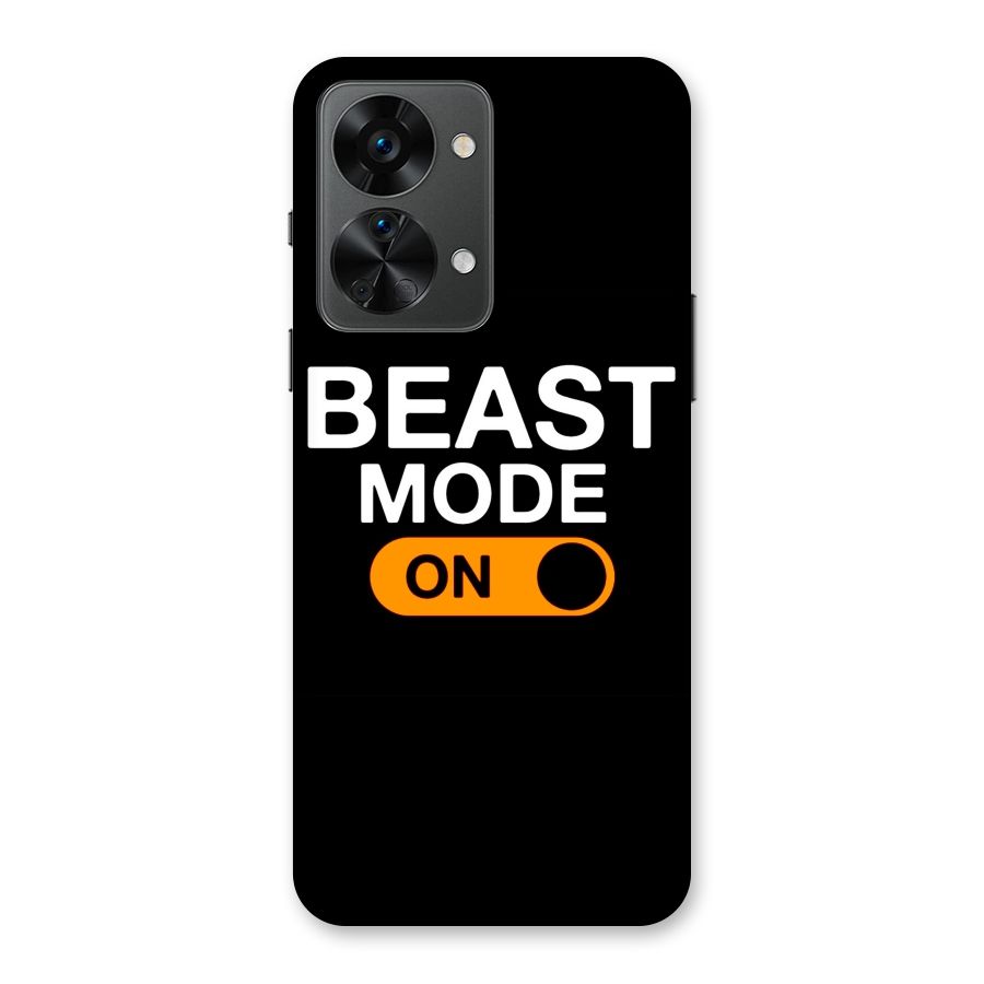 Beast Mode Switched On Back Case for OnePlus Nord 2T