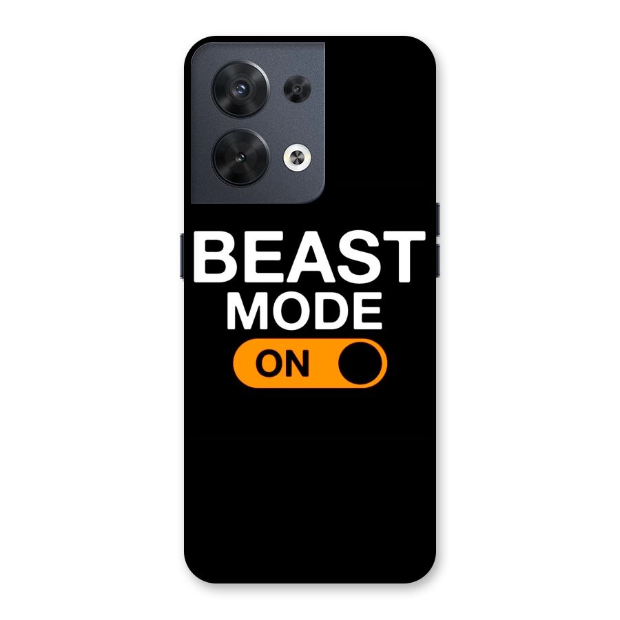 Beast Mode Switched On Back Case for Oppo Reno8 5G