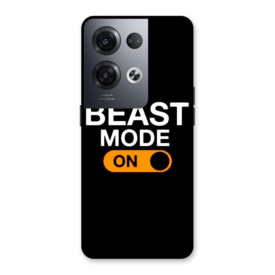 Beast Mode Switched On Back Case for Oppo Reno8 Pro 5G