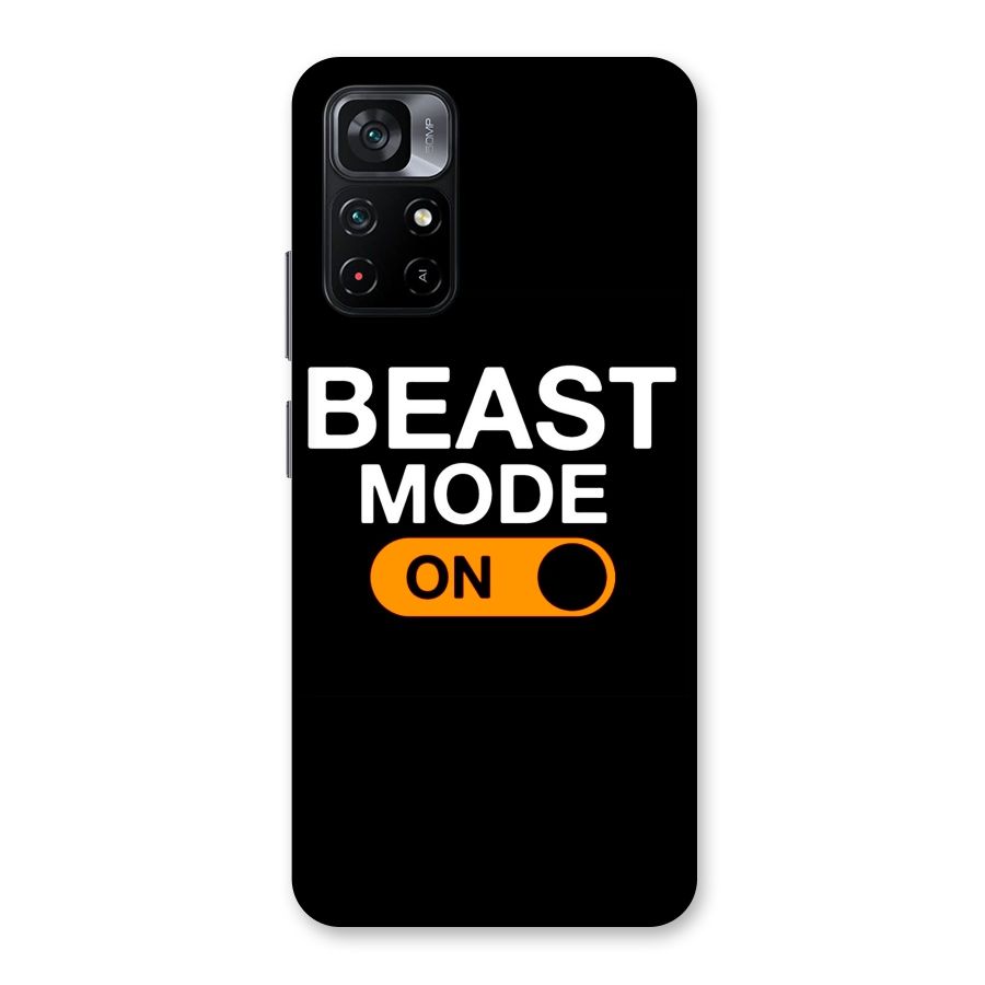 Beast Mode Switched On Back Case for Poco M4 Pro 5G