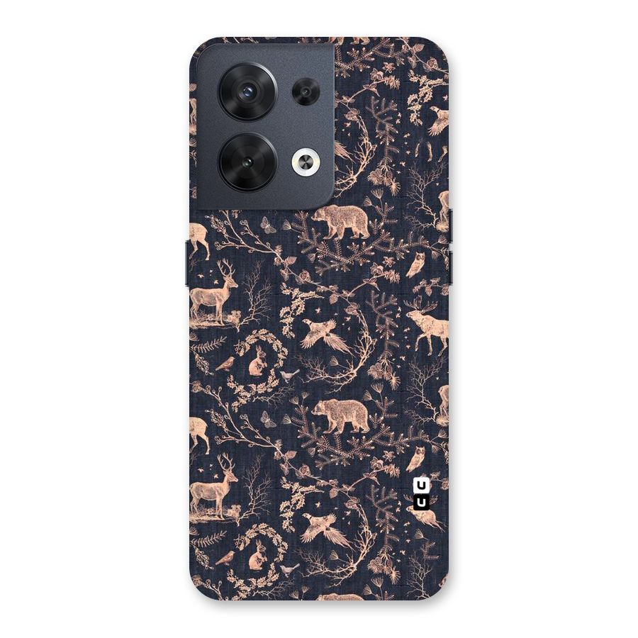 Beautiful Animal Design Back Case for Oppo Reno8 5G