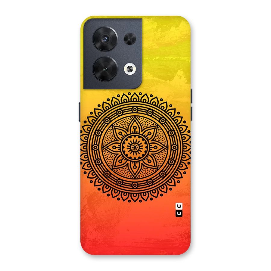 Beautiful Circle Art Back Case for Oppo Reno8 5G