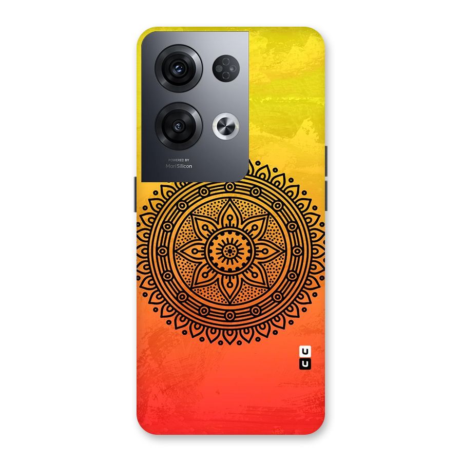 Beautiful Circle Art Back Case for Oppo Reno8 Pro 5G