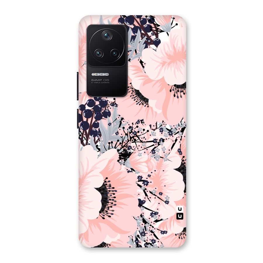 Beautiful Flowers Back Case for Poco F4 5G