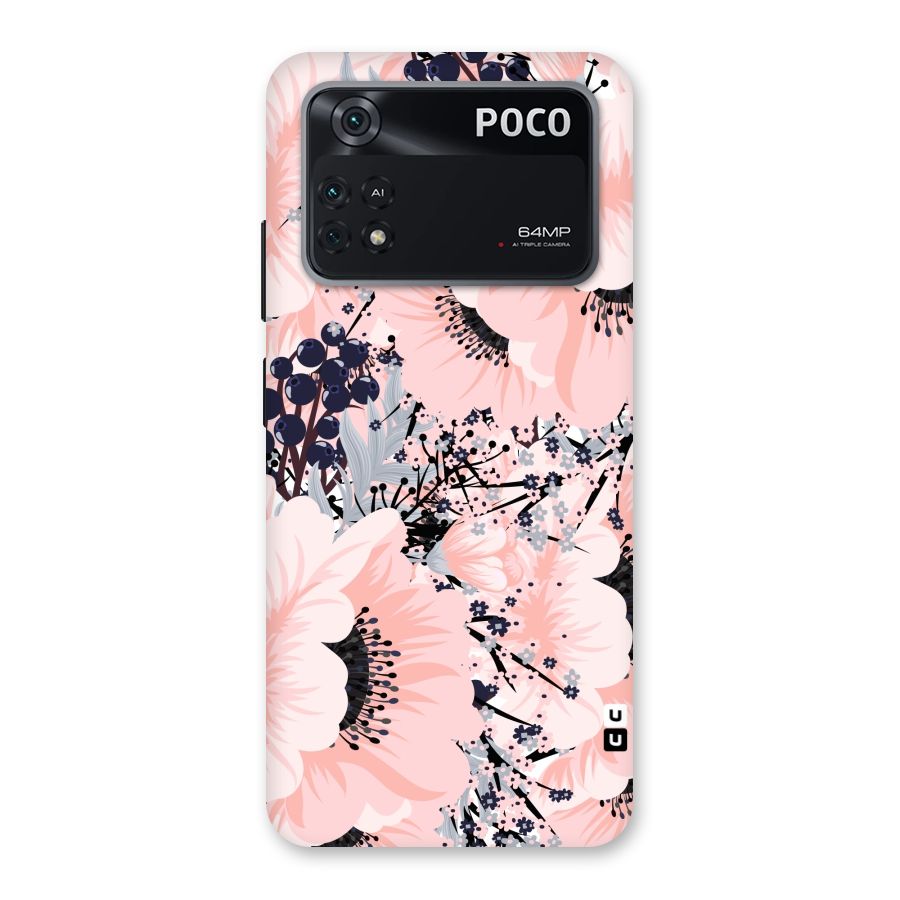 Beautiful Flowers Back Case for Poco M4 Pro 4G