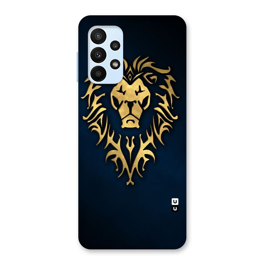 Beautiful Golden Lion Design Back Case for Galaxy A23