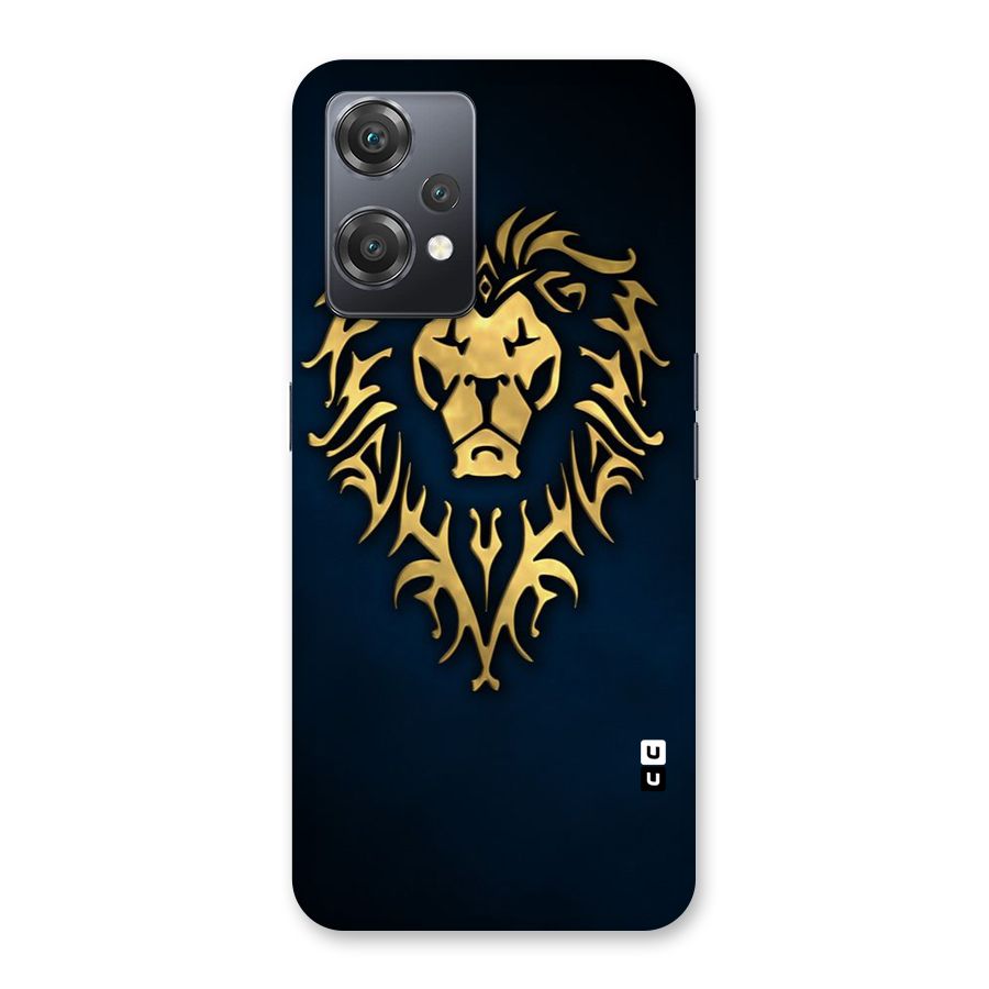 Beautiful Golden Lion Design Back Case for OnePlus Nord CE 2 Lite 5G