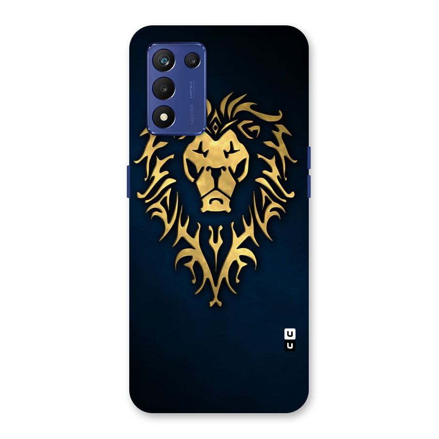 Beautiful Golden Lion Design Back Case for Realme 9 5G Speed