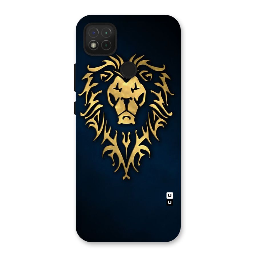 Beautiful Golden Lion Design Back Case for Redmi 9 Activ