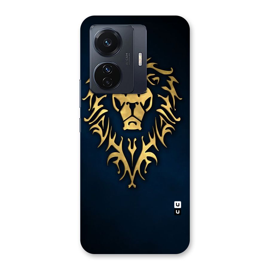 Beautiful Golden Lion Design Back Case for Vivo T1 Pro