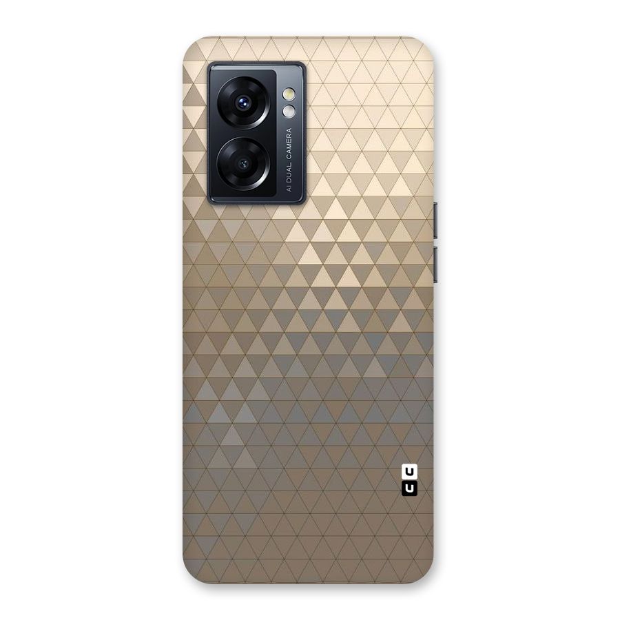 Beautiful Golden Pattern Back Case for Oppo K10 5G