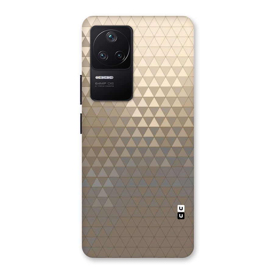 Beautiful Golden Pattern Back Case for Poco F4 5G