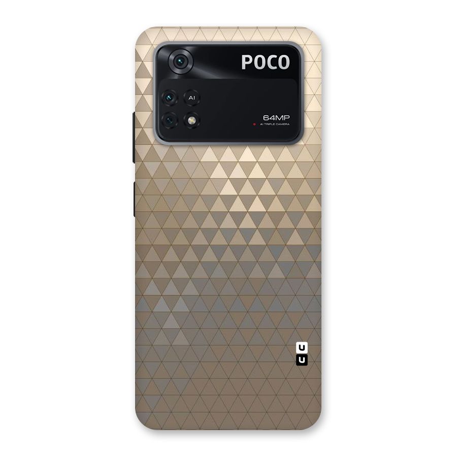 Beautiful Golden Pattern Back Case for Poco M4 Pro 4G