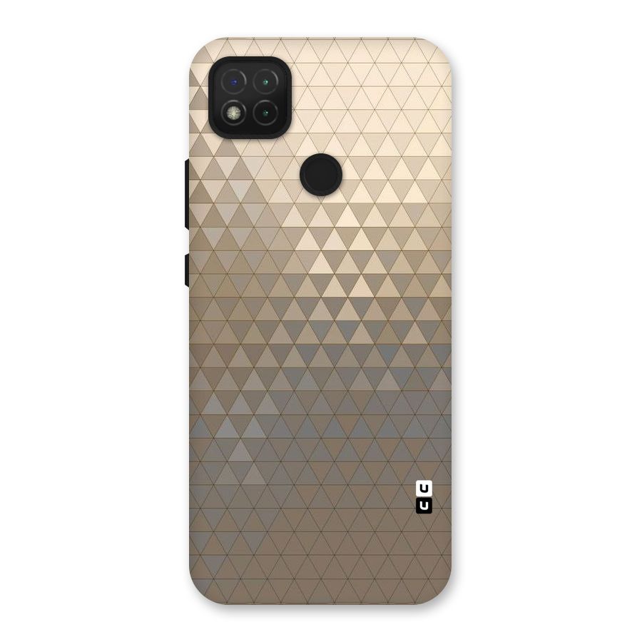 Beautiful Golden Pattern Back Case for Redmi 9 Activ