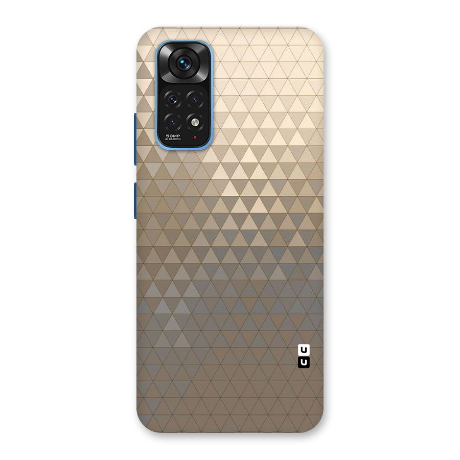 Beautiful Golden Pattern Back Case for Redmi Note 11S