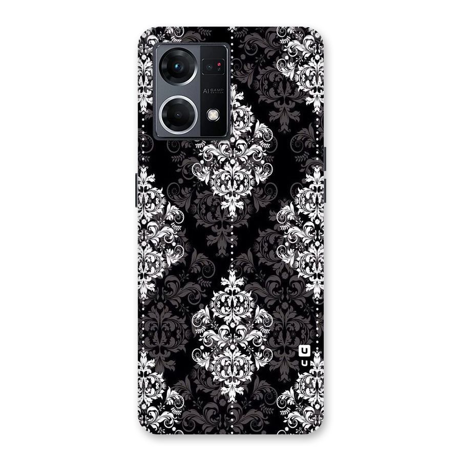 Beautiful Grey Pattern Glass Back Case for Oppo F21 Pro 5G