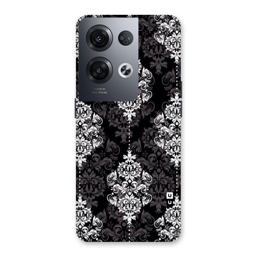Beautiful Grey Pattern Back Case for Oppo Reno8 Pro 5G