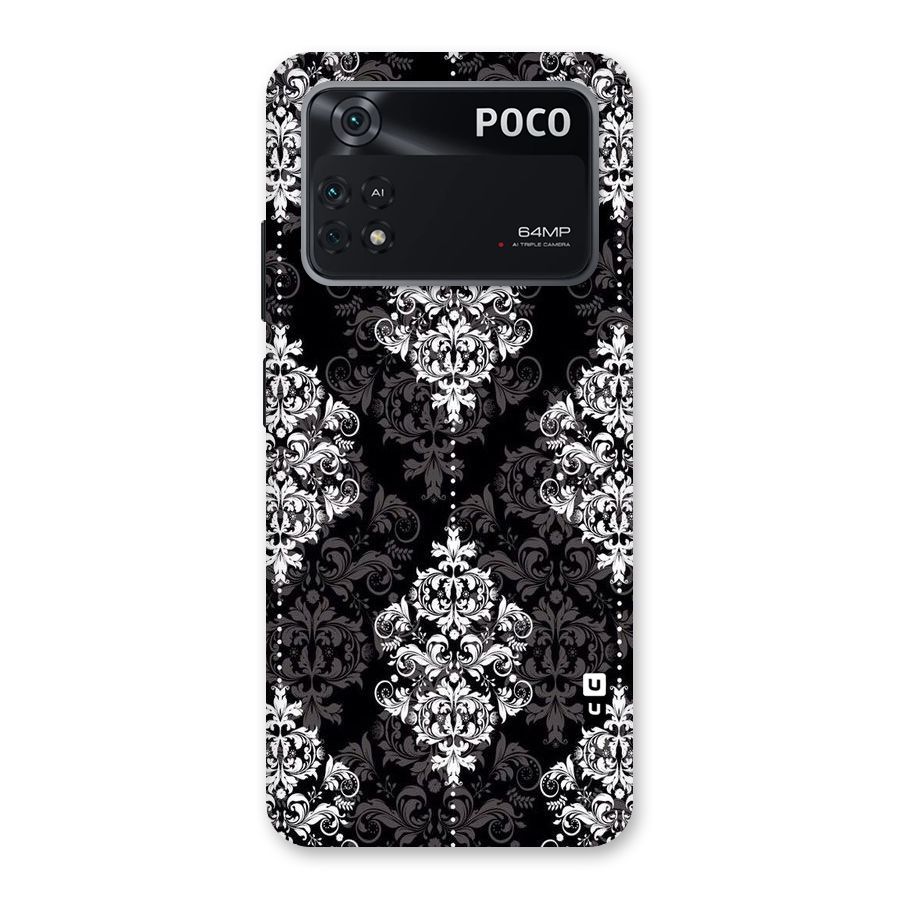 Beautiful Grey Pattern Back Case for Poco M4 Pro 4G