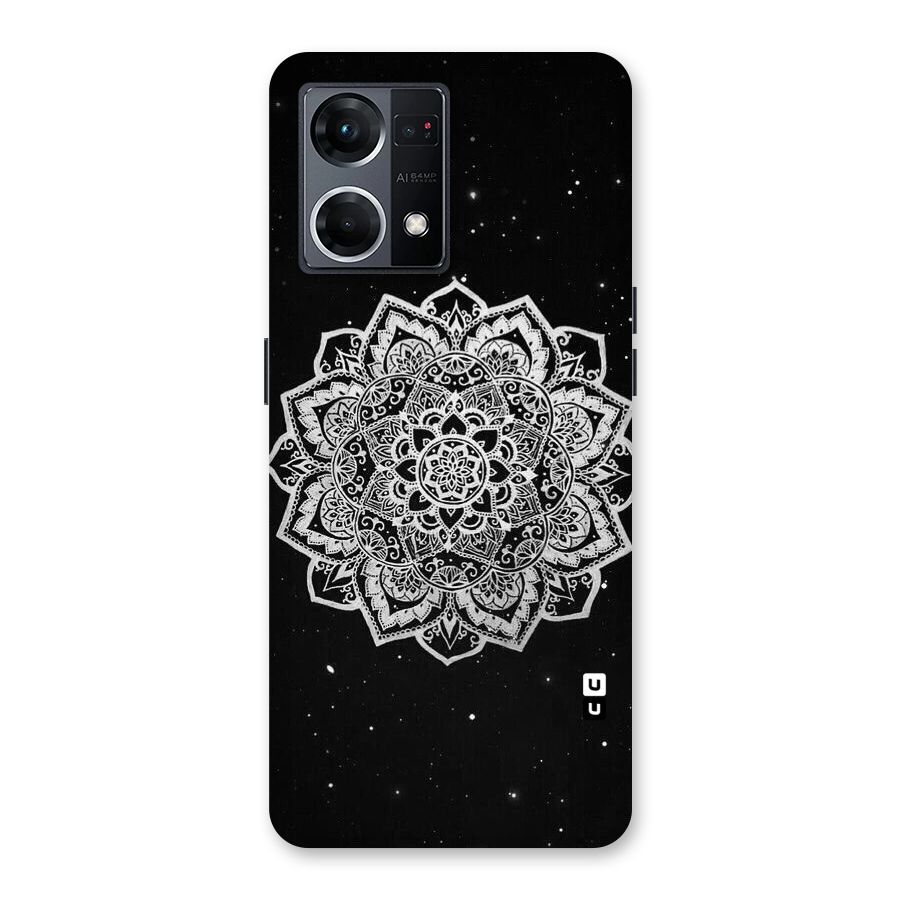 Beautiful Mandala Design Glass Back Case for Oppo F21 Pro 5G