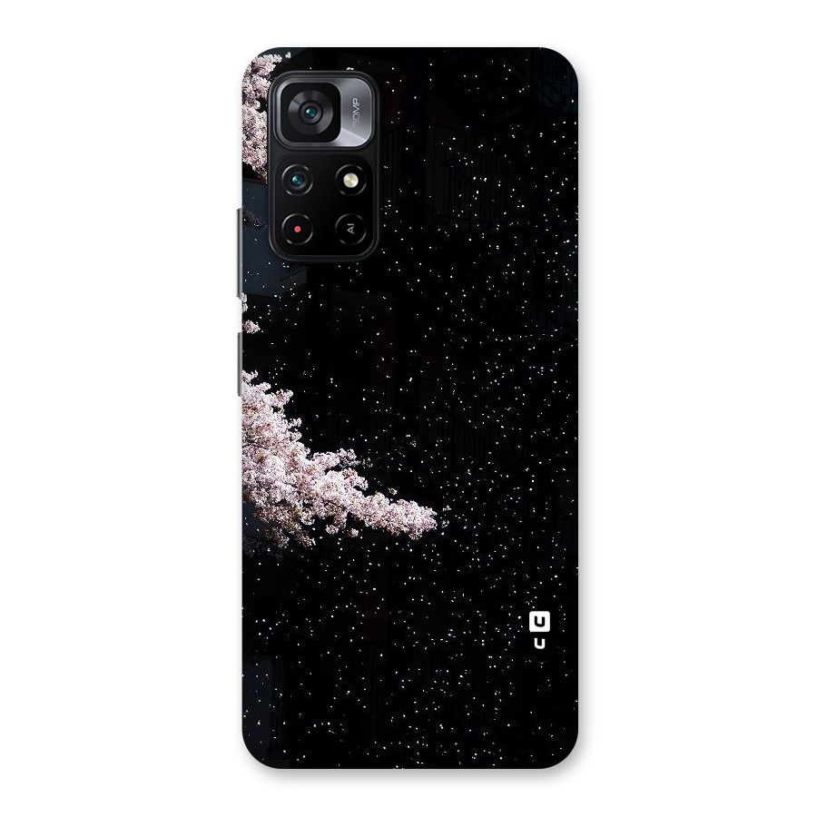 Beautiful Night Sky Flowers Back Case for Poco M4 Pro 5G