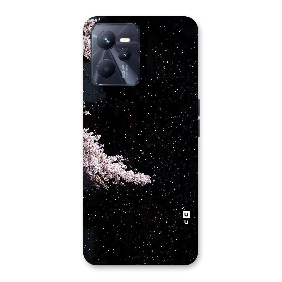 Beautiful Night Sky Flowers Back Case for Realme C35