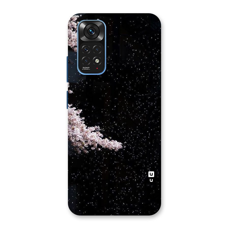 Beautiful Night Sky Flowers Back Case for Redmi Note 11S