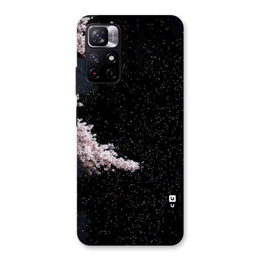 Beautiful Night Sky Flowers Back Case for Redmi Note 11T 5G