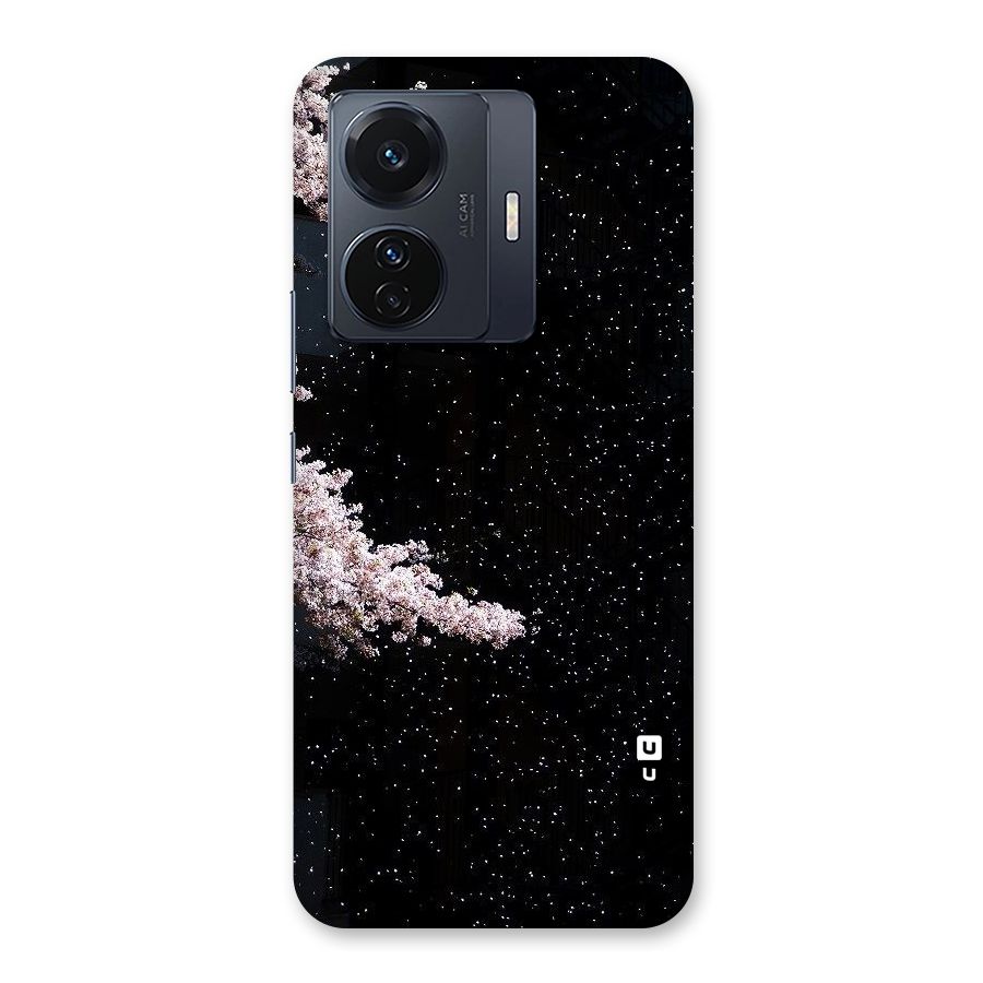 Beautiful Night Sky Flowers Back Case for Vivo T1 Pro