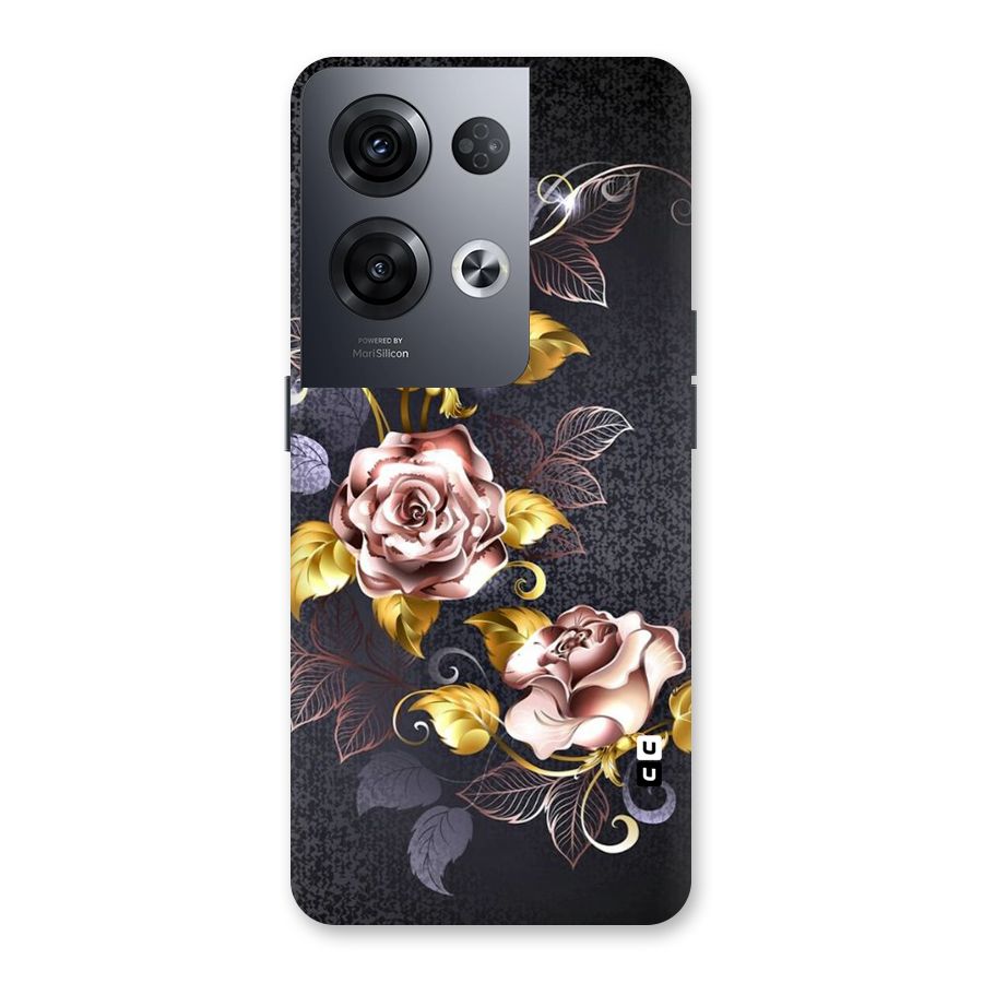 Beautiful Old Floral Design Back Case for Oppo Reno8 Pro 5G