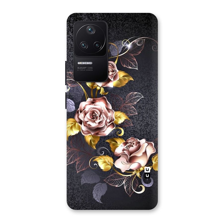 Beautiful Old Floral Design Back Case for Poco F4 5G