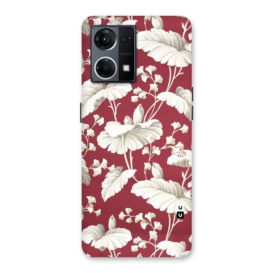 Beautiful Petals Glass Back Case for Oppo F21 Pro 5G