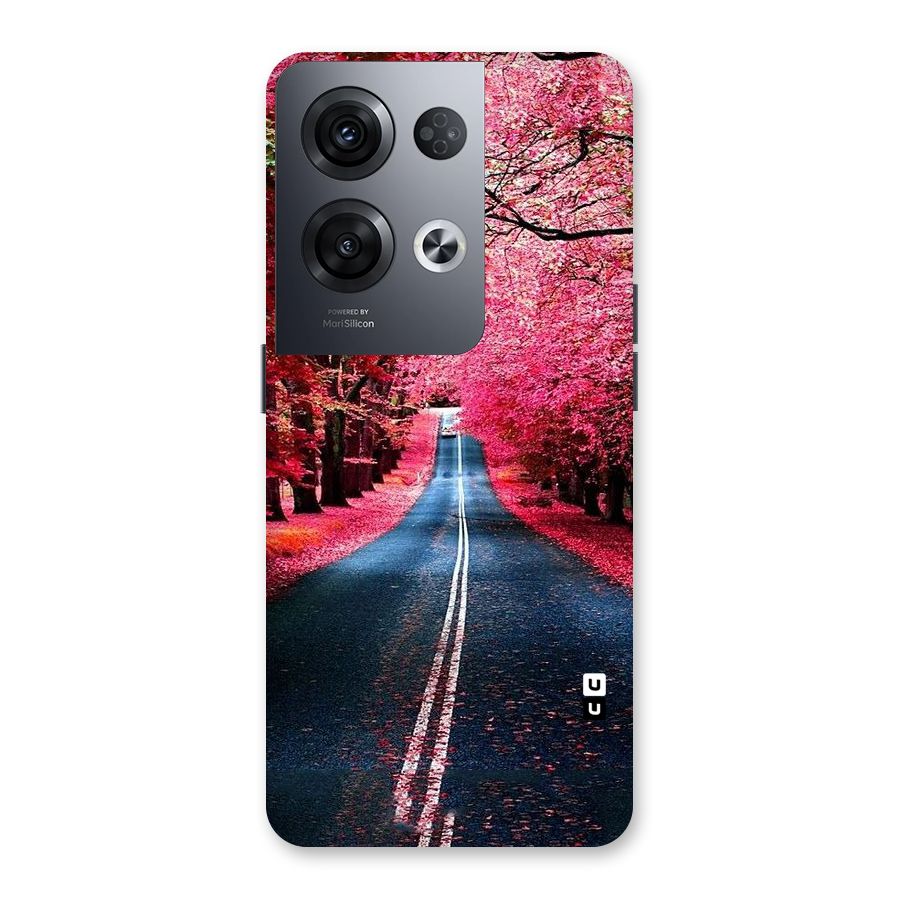 Beautiful Red Trees Back Case for Oppo Reno8 Pro 5G